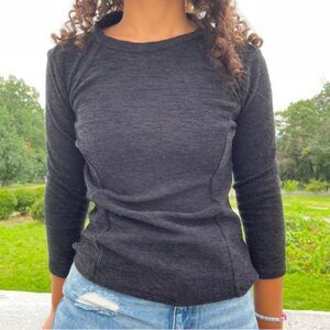 Ann-taylor Women's Grey and Black Jumper